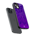 y2k magenta flames back phone cover | glass case for iphone 15