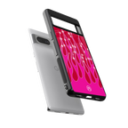 y2k magenta glittery flames back phone cover | glass case for Google Pixel 7