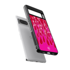 y2k magenta glittery flames back phone cover | glass case for Google Pixel 8