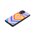 y2k rainbow hearts back phone cover | glass case for nothing phone 2