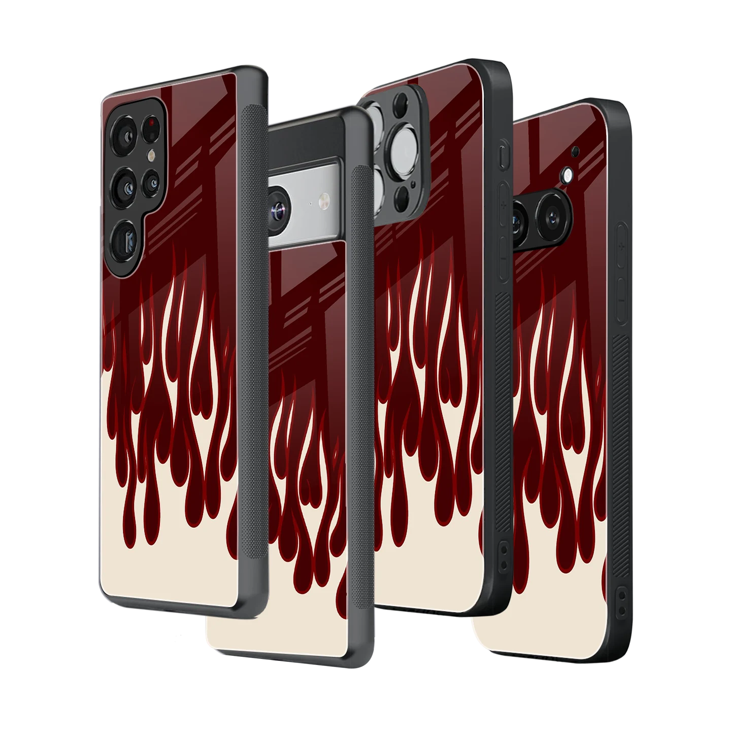 Stylish Glass Back Case for All Smartphones iPhone, Samsung, OnePlus, Pixel, Redmi, Oppo, Vivo, Motorola