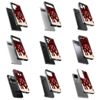 Durable Glass Back Mobile Case for iPhone, Samsung, OnePlus, Google Pixel, Redmi, Vivo, Oppo