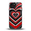 y2k red hearts lucifer edition back phone cover | glass case for iphone 13 mini