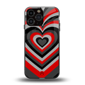 y2k red hearts lucifer edition back phone cover | glass case for iphone 13 pro max