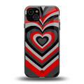 y2k red hearts lucifer edition back phone cover | glass case for iphone 15 plus