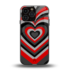 y2k red hearts lucifer edition back phone cover | glass case for iphone 15 pro max