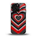 y2k red hearts lucifer edition back phone cover | glass case for iphone 14 pro