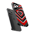 y2k red hearts lucifer edition back phone cover | glass case for iphone 16 pro
