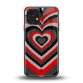 y2k red hearts lucifer edition back phone cover | glass case for nothing phone 1