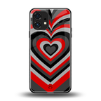y2k red hearts lucifer edition back phone cover | glass case for nothing phone 1