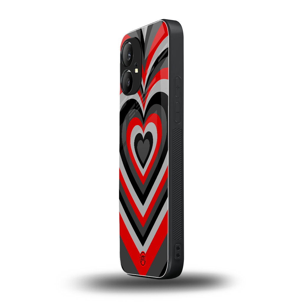 y2k red hearts lucifer edition back phone cover | glass case for nothing phone 1