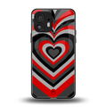 y2k red hearts lucifer edition back phone cover | glass case for nothing phone 2
