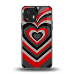 y2k red hearts lucifer edition back phone cover | glass case for nothing phone 2