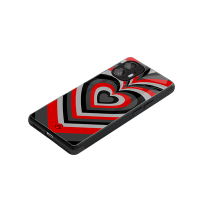 y2k red hearts lucifer edition back phone cover | glass case for nothing phone 2