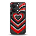 y2k red hearts lucifer edition back phone cover | glass case for oneplus nord 3