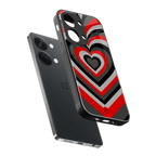 y2k red hearts lucifer edition back phone cover | glass case for oneplus nord 3