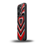 y2k red hearts lucifer edition back phone cover | glass case for oneplus nord 3