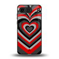 y2k red hearts lucifer edition back phone cover | glass case for oneplus nord 4