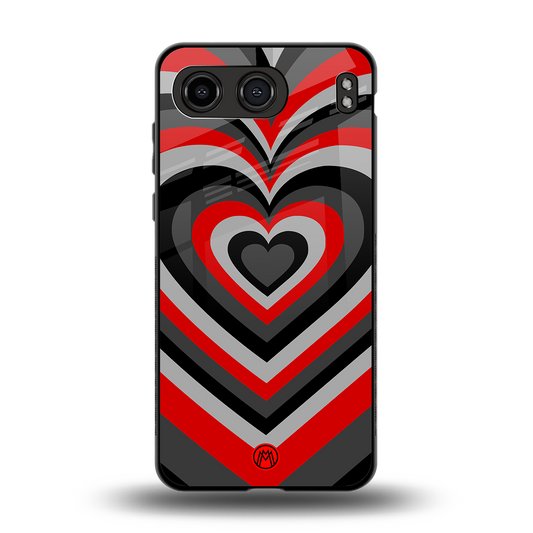 y2k red hearts lucifer edition back phone cover | glass case for oneplus nord 4