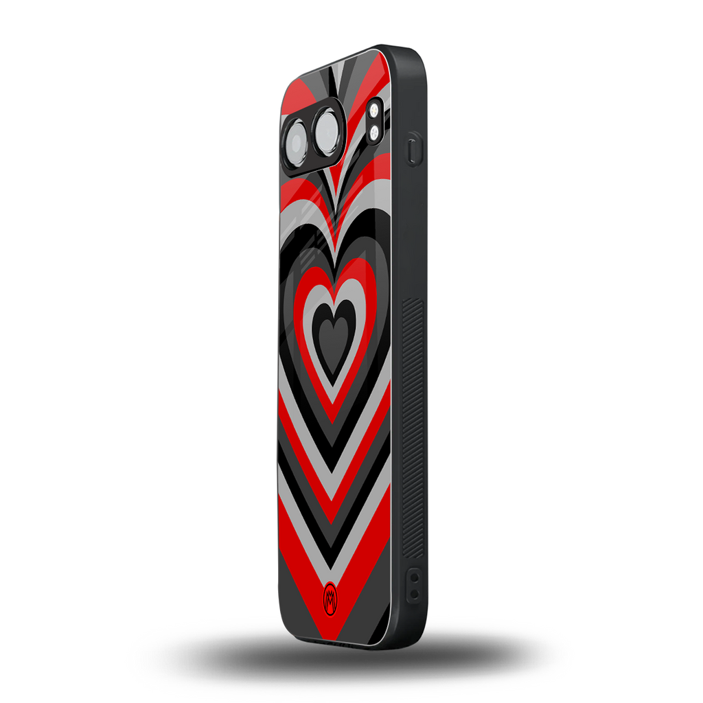y2k red hearts lucifer edition back phone cover | glass case for oneplus nord 4