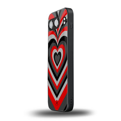 y2k red hearts lucifer edition back phone cover | glass case for oneplus nord 4