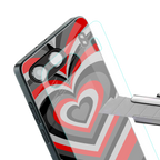 y2k red hearts lucifer edition back phone cover | glass case for oneplus nord 4