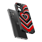 y2k red hearts lucifer edition back phone cover | glass case for oneplus nord ce 3
