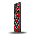 y2k red hearts lucifer edition back phone cover | glass case for oneplus nord ce 4 lite