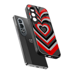 y2k red hearts lucifer edition back phone cover | glass case for oneplus nord ce 4