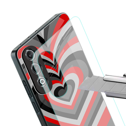 y2k red hearts lucifer edition back phone cover | glass case for oneplus nord ce 4