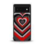 y2k red hearts lucifer edition back phone cover | glass case for Google Pixel 6A