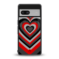 y2k red hearts lucifer edition back phone cover | glass case for Google Pixel 7A