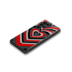 y2k red hearts lucifer edition back phone cover | glass case for samsung galaxy s25 ultra