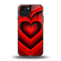 y2k red hearts wine edition back phone cover | glass case for iphone 13 mini