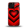 y2k red hearts wine edition back phone cover | glass case for iphone 13 pro max