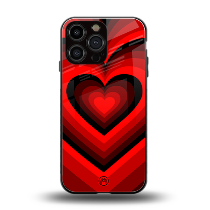 y2k red hearts wine edition back phone cover | glass case for iphone 13 pro max