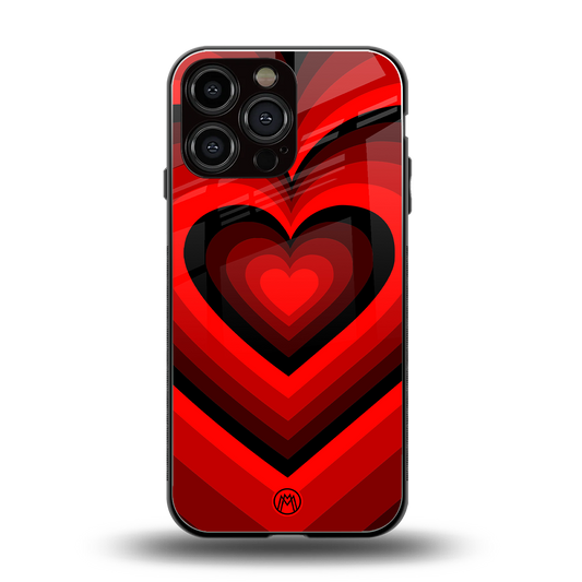 y2k red hearts wine edition back phone cover | glass case for iphone 13 pro max