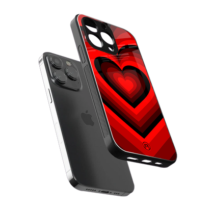 y2k red hearts wine edition back phone cover | glass case for iphone 13 pro max