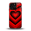 y2k red hearts wine edition back phone cover | glass case for iphone 15 pro