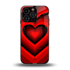 y2k red hearts wine edition back phone cover | glass case for iphone 15 pro
