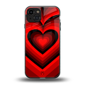 y2k red hearts wine edition back phone cover | glass case for iphone 15