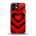 y2k red hearts wine edition back phone cover | glass case for iphone 16