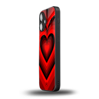 y2k red hearts wine edition back phone cover | glass case for iphone 16