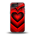 y2k red hearts wine edition back phone cover | glass case for iphone 16e