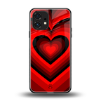 y2k red hearts wine edition back phone cover | glass case for nothing phone 1