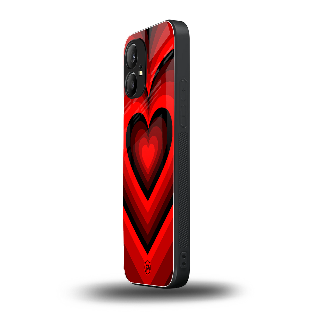 y2k red hearts wine edition back phone cover | glass case for nothing phone 1