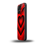y2k red hearts wine edition back phone cover | glass case for nothing phone 1