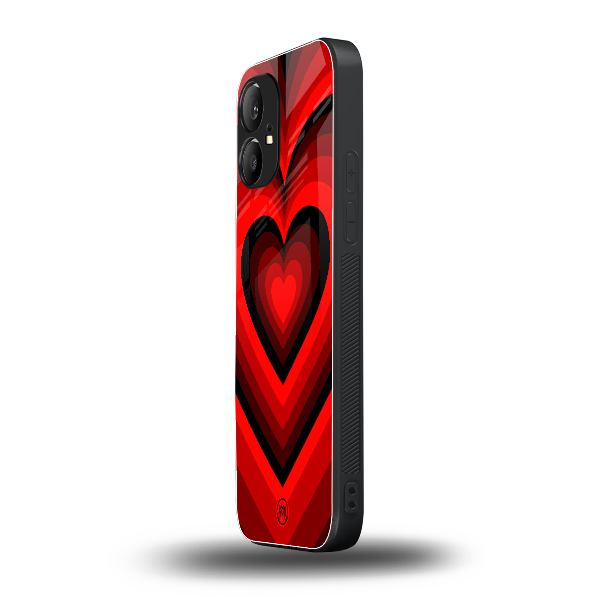 y2k red hearts wine edition back phone cover | glass case for nothing phone 1