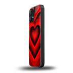 y2k red hearts wine edition back phone cover | glass case for nothing phone 2