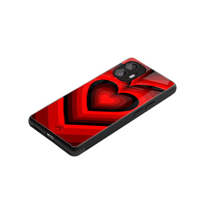 y2k red hearts wine edition back phone cover | glass case for nothing phone 2